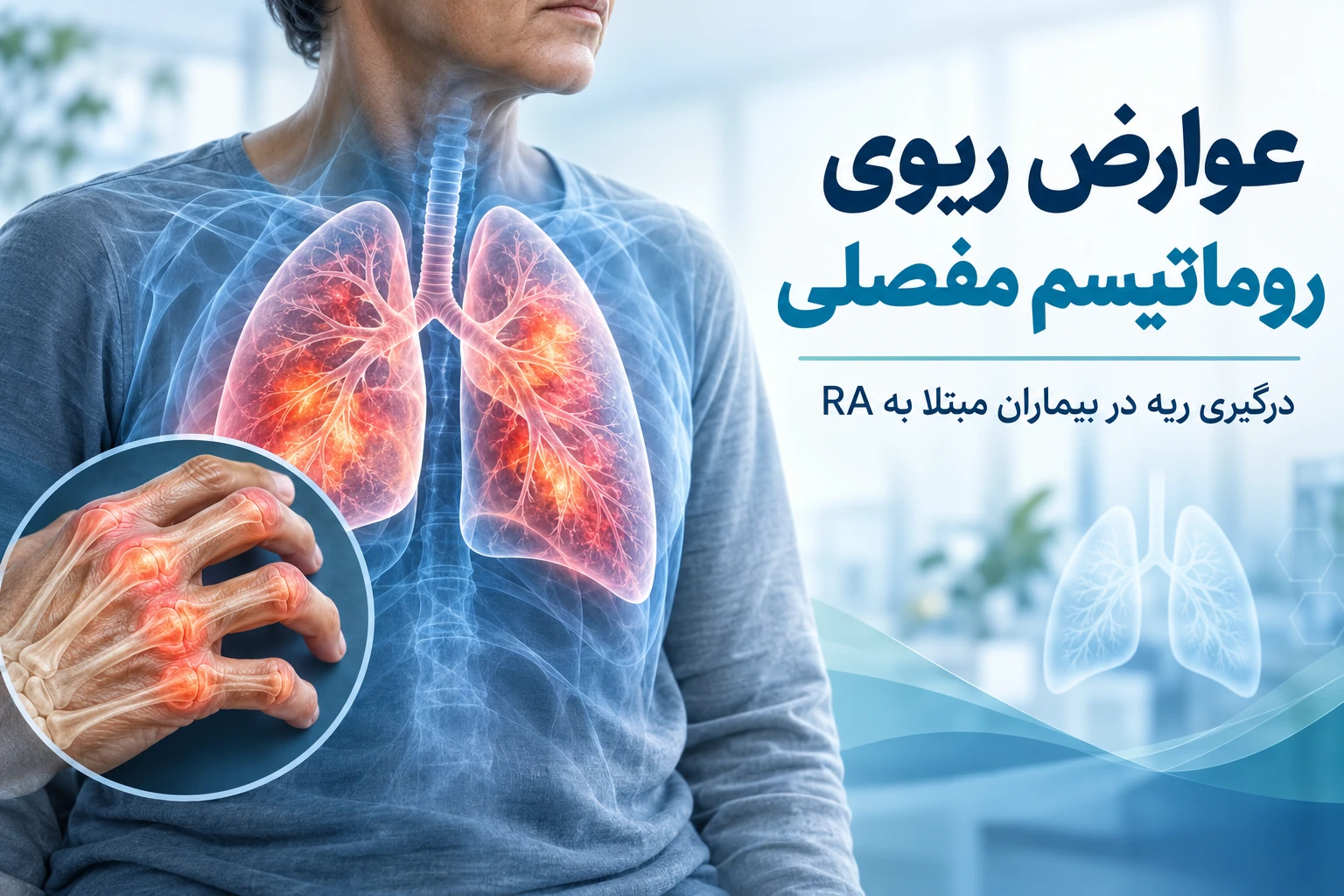 عوارض ریوی روماتیسم مفصلی چیست؟